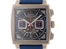 TAG　HEUER　タグホイヤー　モナコクロノグラフ　CBL2182.FT6235　チタン　レザー/ラバー　メンズ　自動巻き2144000242867【432】