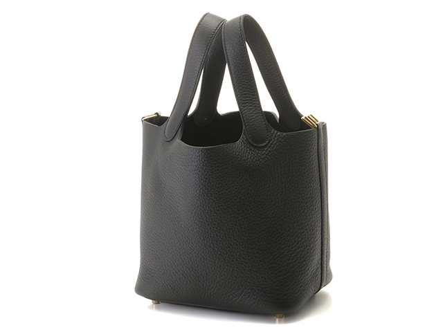 エルメス HERMES ピコタンロックPM ブラック/GP金具/トリヨンクレマンス W刻印 2024年頃製造 店頭展示未使用品 【472】KS