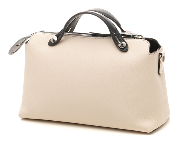 アウトレット☆【FENDI】バイザウェイ ミディアム ホワイト FENDI フェンディ バイザウェイミディアム ホワイト/ネイビー