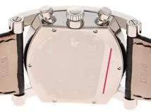 BVLGARI　ブルガリ　アショーマ48mm　AA48SCH　ネイビー文字盤　SS/革　自動巻き　オートマチック　メンズ腕時計【431】