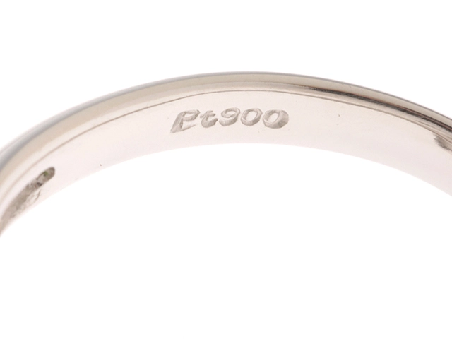 JEWELRY ノンブランドジュエリー リング 12号 プラチナ900/グリーントルマリン2.33ct/ダイヤモンド0.13ct/重さ約8.3g【472】YY