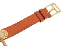 HERMES エルメス ケリーウォッチ KE1.201 オレンジ GP/レザー