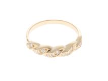 JEWELRY　ノンブランドジュエリー　リング　K18イエローゴールド　ダイヤモンド　約2.2g　日本サイズ約9号　2147100547092【432】