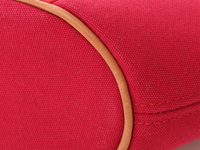 【正規品】エルメスポーチ キャンバストルッス パルミールミニ HERMES HERMES エルメス ポーチ トルッス パルミール ミニ レッド／SV