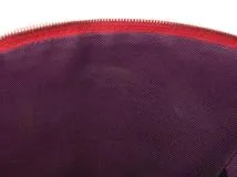 HERMES　エルメス　ポーチ　トルッス　パルミール　ミニ　レッド／ＳＶ　キャンバス　【472】HG