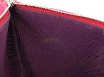 HERMES　エルメス　ポーチ　トルッス　パルミール　ミニ　レッド／ＳＶ　キャンバス　【472】HG