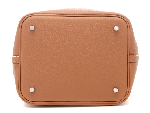 HERMES エルメス ピコタンロックMM ゴールド/SV W刻印トリヨンクレマンス【432】 2147100549812