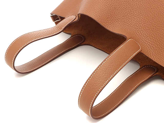 HERMES エルメス ピコタンロックMM ゴールド/SV W刻印トリヨンクレマンス【432】 2147100549812