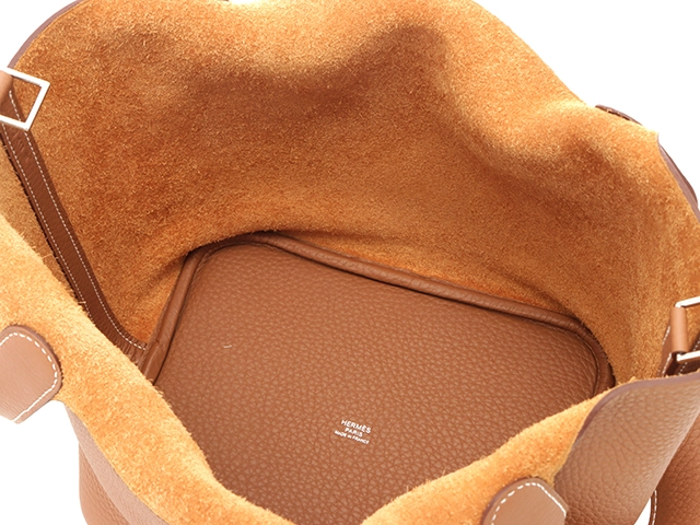 HERMES エルメス ピコタンロックMM ゴールド/SV W刻印トリヨンクレマンス【432】 2147100549812