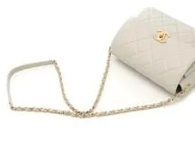 CHANEL　シャネル　マトラッセ　チェーンショルダー　AS4906　アイボリー/GP　キャビアスキン　2147100551235【434】