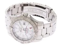 BREITLING ブライトリング 腕時計 2017年正規品 アベンジャーII 日本限定 A3239011/A809 ステンレス ホワイト文字盤 自動巻き【472】SJ