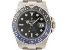 2016年正規品 ROLEX ロレックス 腕時計 GMTマスターII 116710BLNR ブラック／ブルー ブラック文字盤 セラミック／ステンレス ブラック文字盤 自動巻き【472】SJ