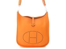 HERMES　エヴリンⅢＰＭ　アプリコット／ＳＶ　C刻印　【431】2147100552621