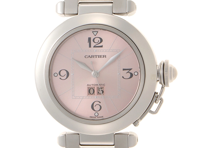 CARTIER カルティエ パシャC ビッグデイト W31058M7 自動巻き 桜