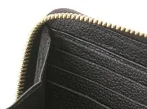 LOUIS VUITTON　ルイヴィトン　ジッピー・ウォレット モノグラム・アンプラント ノワール　M61864【431】2147100556674