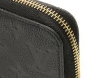 LOUIS VUITTON　ルイヴィトン　ジッピー・ウォレット モノグラム・アンプラント ノワール　M61864【431】2147100556674