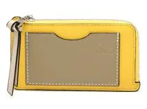 LOEWE ロエベ コインカードホルダー イエロー クレイグリーン