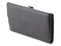 CHANEL　シャネル　ココボタン　Ｗホック長財布　ブラック／ＳＶ　キャビア　【472】YN