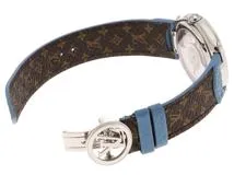 LOUIS VUITTON　2017年ギャランティ　ルイヴィトン　タンブール　自動巻き　日本限定55本　Q6G25　ステンレススチール　【432】