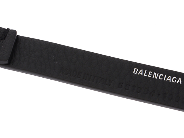 BALENCIAGA バレンシアガ エブリデイキーリング ブラック SS 【431
