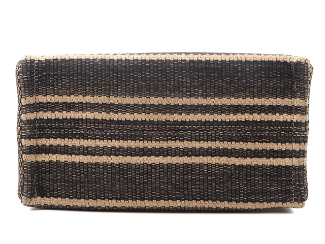 CELINE　セリーヌ　トリオンフ　カバタイス　スモール　ベージュ/ブラック　キャンバス/カーフ　【472】　Y