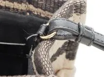 CELINE　セリーヌ　トリオンフ　カバタイス　スモール　ベージュ/ブラック　キャンバス/カーフ　【472】　Y