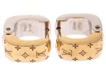 LOUIS VUITTON　ルイ・ヴィトン　ブックレドレイユ･ナノグラム 　ピアス　M00397　GP　SS　【431】 2147100560442