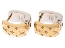 LOUIS VUITTON　ルイ・ヴィトン　ブックレドレイユ･ナノグラム 　ピアス　M00397　GP　SS　【431】 2147100560442