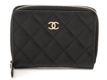 CHANEL　シャネル　クラシック　スモールウォレット　ブラック/GP　キャビア　AP4652 B10583 C3906 【432】2147100560701