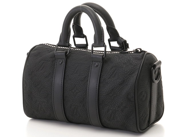 LOUIS VUITTON　ルイヴィトン　バッグ　キーポル・バンドリエール２５　トリヨンレザー　ノワール　M20900　2147100560930　【437】