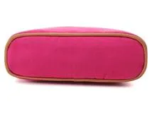 HERMES エルメス ボリードポーチ ミニ ピンク／SV キャンバス