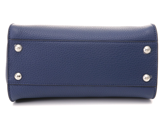 FENDI　フェンディ　セレリア　ミニピーカブー　ブルー　カーフ　8BN244 AFQ8 F1FPQ　2147100562873【432】