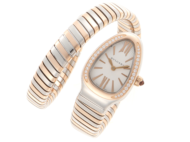 BVLGARI ブルガリ ルチェア・ダイヤベゼル 自動巻き レディース