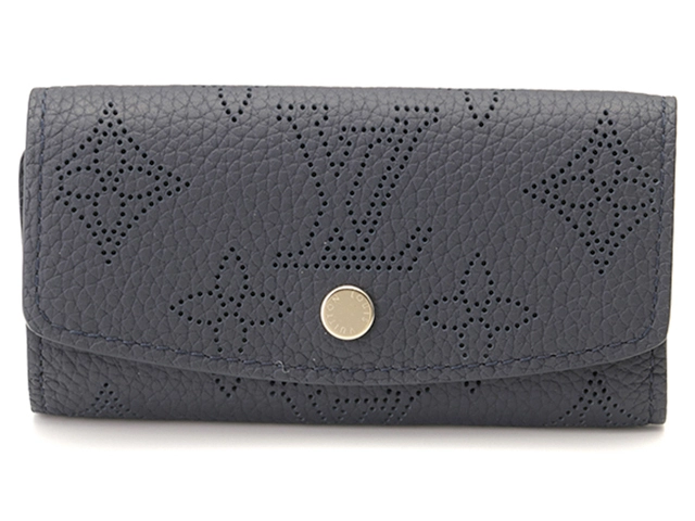Louis Vuitton ミュルティクレ4 マヒナ LOUIS VUITTON ルイヴィトン ミュルティクレ4 マヒナ ネイビー