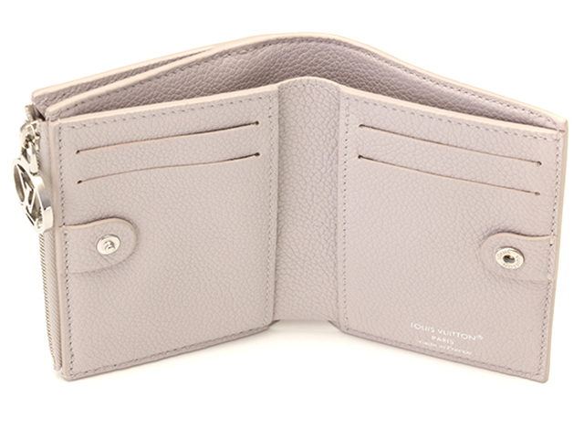 【上品なブリューム グレー】LOUISVUITTON★Lisa 折り畳み財布 LOUIS VUITTON ルイヴィトン 二つ折り財布 ポルトフォイユ・リサ