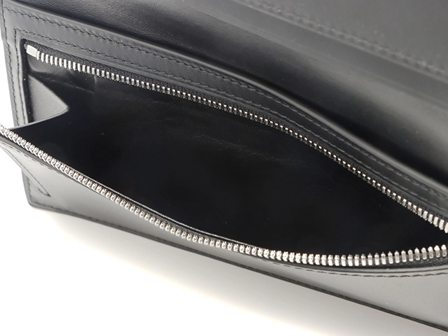 Berluti ベルルッティ 長財布 サンタル スクリットレザー ジップロングウォレット ブラック ヴェネチアレザー【473】