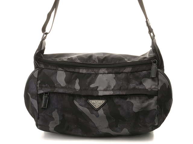 PRADA カモフラージュ ショルダーバッグ PRADA プラダ カモフラージュ柄 ミニショルダー ショルダー