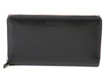 BALENCIAGA バレンシアガ　ラウンドファスナー　ナガサイフ　ブラック／ネオンイエロー　カーフ【434】2147100565485