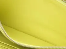 BALENCIAGA バレンシアガ　ラウンドファスナー　ナガサイフ　ブラック／ネオンイエロー　カーフ【472】2147100565485