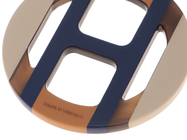 HERMES エルメス Hエキップピアス オルフェーブル バッファロー