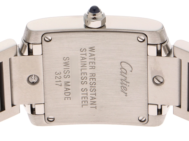 Cartier　カルティエ　タンクフランセーズSM　日本限定モデル　WE110006　クォーツ　シルバー文字盤　レーディス時計【430】2147100567243