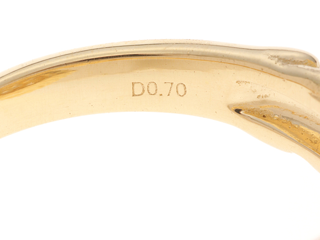 JEWELRY ノンブランドジュエリー リング 約16号 K18/ダイヤモンド0.70