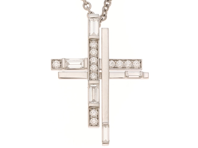 HARRY WINSTON ハリー・ウィンストン ネックレス トラフィッククロス