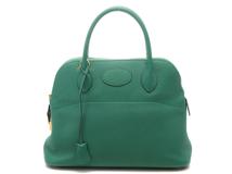 HERMES エルメス ハンドバッグ ボリード31 ヴェールヴェルティゴ トリヨンクレマンス C刻印【473】