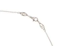 DEBEERS デビアス リボンネックレス K18ホワイトゴールド
