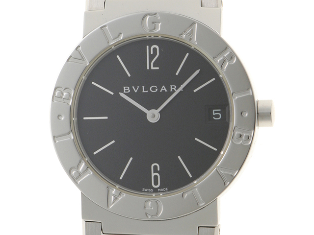 BB30SS ブルガリ 腕時計 BVLGARI ブルガリ 時計 ブルガリブルガリ BB30GGD ブラック文字