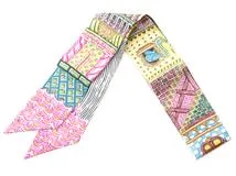 HERMES エルメス スカーフ ツイリー Super Silk Quest ジョーヌ  