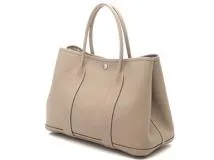 【美品】HERMES エルメス ガーデンパーティーPM トゥルティエールグレー HERMES エルメス ガーデンパーティPM ハンドバッグ T刻印 トゥル