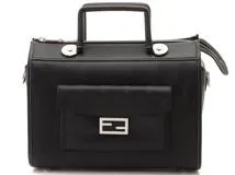 FENDI フェンディ ソフトトランク ブラック カーフ 7VA571【431