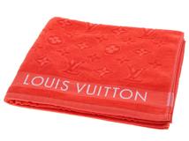 LOUIS VUITTON ルイヴィトン タオル ビーチタオル・LV バケーション コットン ポピー M78457【472】YY
